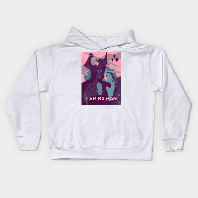 I Am No Man! Eowyn Fanart Kids Hoodie by ilustracici